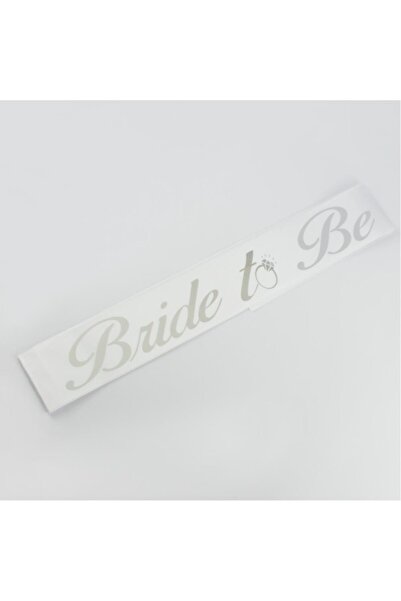 Deniz Parti Süsleri Bride To Be Yazılı Kuşak Gelin Kuşağı