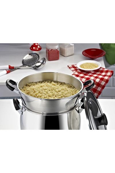 Alkor Aluminum Couscous Pot Aluminum Couscous Pot 4 Liters