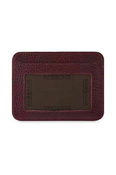 Garbalia 100% Genuine Leather Claret Red Card Holder Money Portfolio