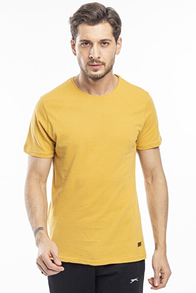 Slazenger Beat Herren T-Shirt Senf St11te103