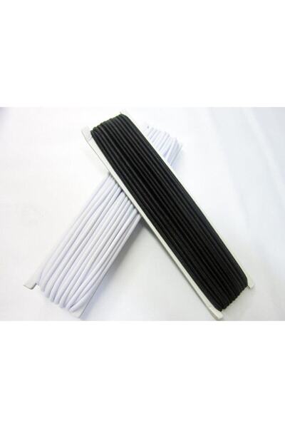 Tvet 10 μέτρα 3 mm Λευκό Στρογγυλό Flat Frost Rubber - T37838