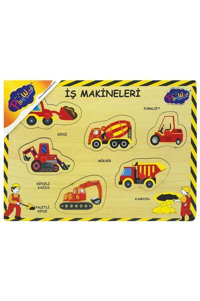 ONYIL OYUNCAK 194/195-ony Wooden Handle Construction Machinery
