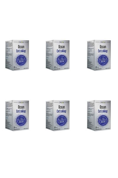 Ocean Ocean Extramag - 200 Mg Magnesium, 30 Tablets, Pack of 6
