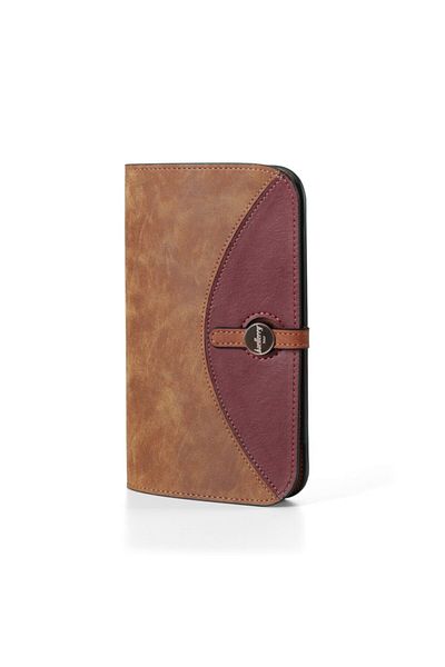 baellerry Lovely Series New Fashion Long Model Women's Italian Nubuck Leather Portfolio Wallet