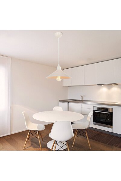 Tuğbasan Meda Büyük Sarkıt Avize Tekli Krem