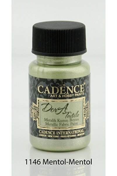 Cadence 1146 Mentol - Dora Metalik Kumaş Boyası