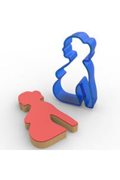 Vip Mother's Day Pregnant Woman Polycarbonate Kopat Cookie Mold