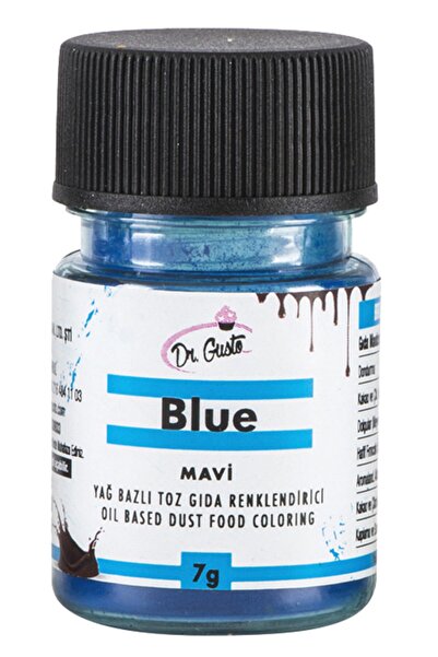 pastalisa Dr.gusto Yağ Bazlı Toz Boya 7gr - Mavi