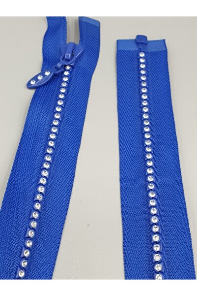 GREENTON Taşlı Fermuar 20 Cm Saks Mavisi