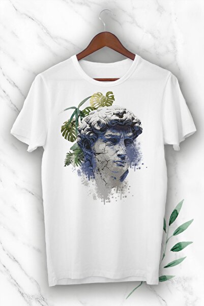 perseusshopping Bela mitološka skulptura Štampano unisex majica