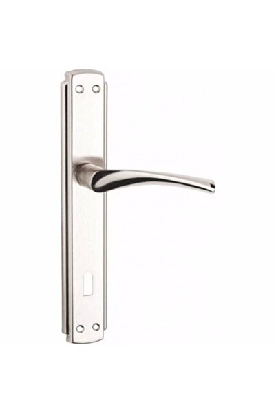 Bravo Kapı Kolu Nikel Saten Oda 1 Takım + Vidaları