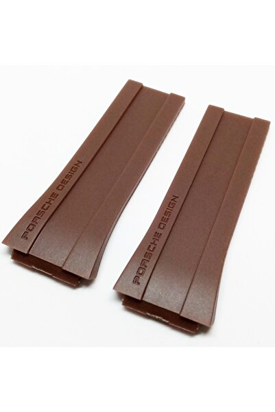 Porsche Design P6780 Kahverengi Silikon Saat Kordonu