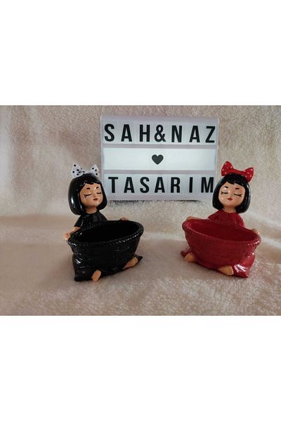 ŞAH&NAZ TASARIM مجموعة من 2 فتاة تركية