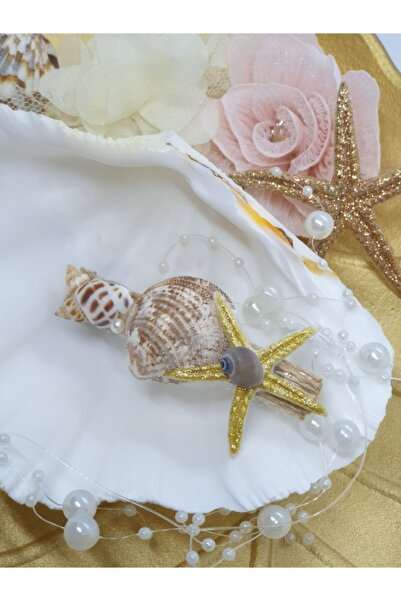 Melkady Aksesuar Melkady 205a - Cataramă cu mecanism stea de scoici lucrată m...