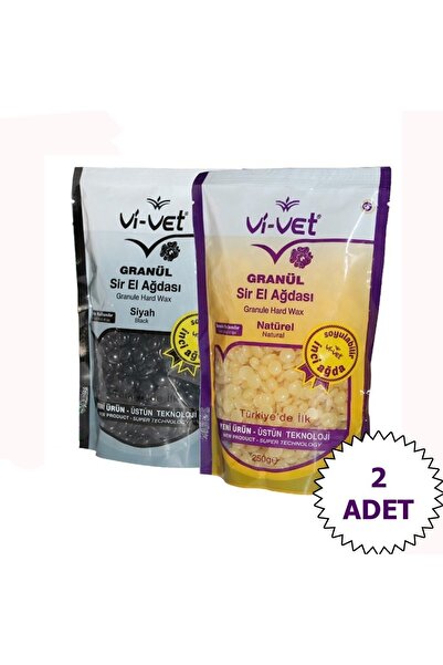 Vi-vet Boncuk Ağda Naturel+siyah