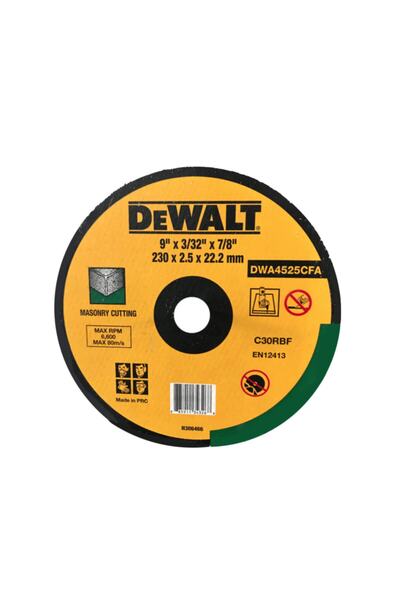 Dewalt Taş Kesme Diski 230x2,5 Mm - Dwa4525cfa