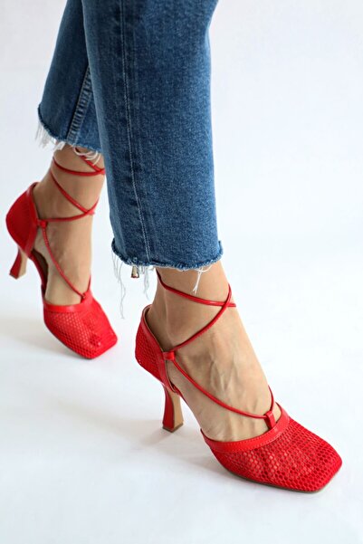 Ömer Ediz Shoes Kırmızı File Ayakkabı