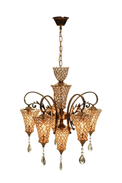 SARPER AVİZE Sarper Gold Kaplama Sarkıt Avize