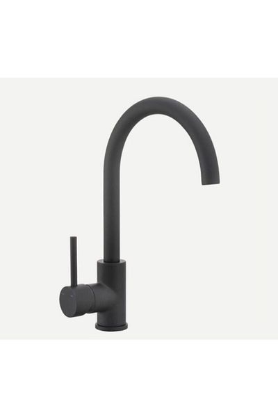 cooke&lewis Rod Handle Sink Faucet Matte Black