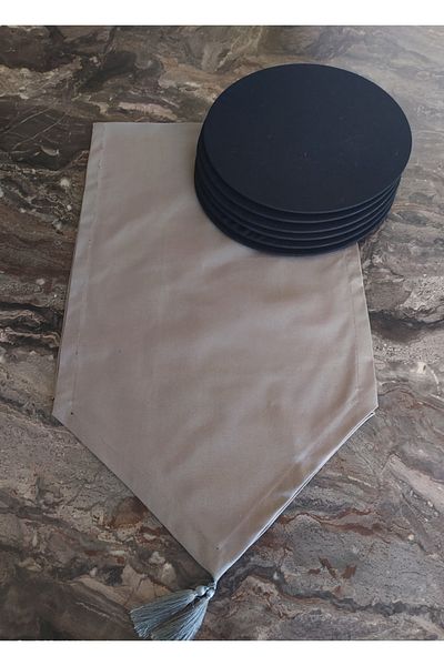 dehaberk Smoked Duck Fabric Runner 6 τεμαχίων Μαύρο Αμερικάνικο Σετ Supla
