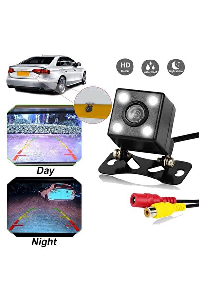 OBRAX Araç Geri Görüş Kamerası Gece Görüşlü + Hd Mesafe Çizgili Su Geçirmez