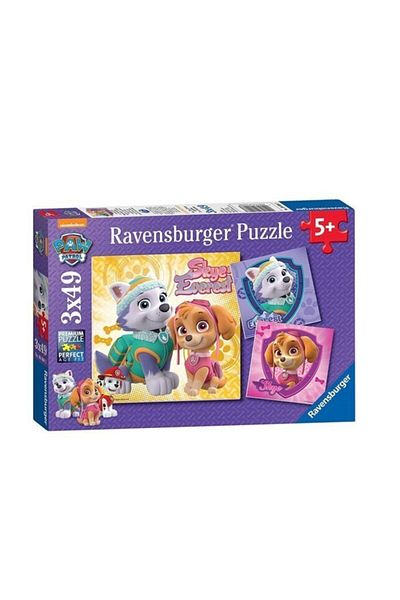 RAVENSBURGER 3X49 Piece Pp Skye Kids Puzzle 080083