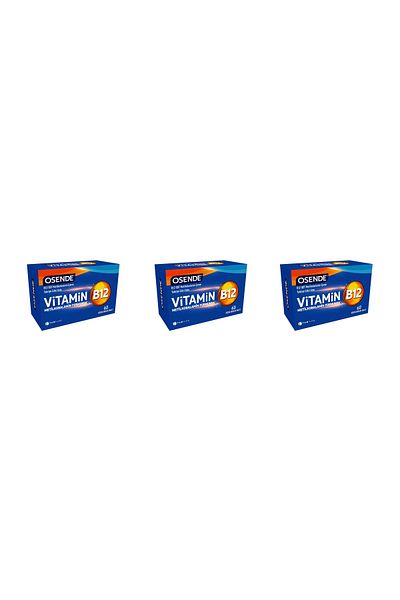 Osende Osende Vitamin B12 - Metylcobalamin 60 Tablets 3 Pack