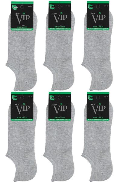 bonbonetti Мъжки чорапи Vip Bamboo Sneakers, 6 броя