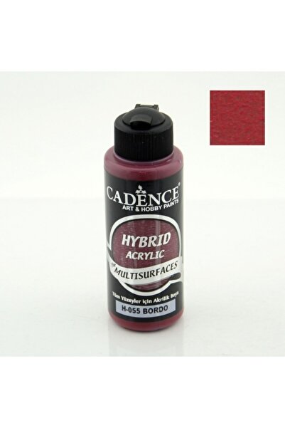 Cadence Boya Hybrıd Akrilik Multısurfaces H-055 Bordo 120ml