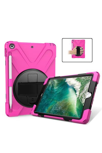 Ally Mobile Ipad 9.7,2017 Ipad 9.7 2018 Kalem Yerli Standlı Zırh Kılıf-shockp...