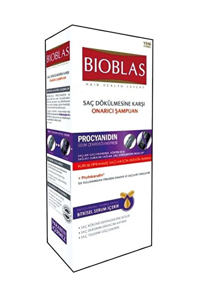 Bioblas Șampon Procyandin Keratin Care pentru păr uscat și deteriorat 360 ml