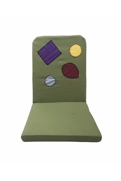 REMEGE Floor Cushion with Back Support - Back Jack - Meditation Chair