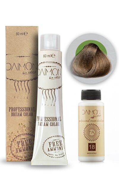 DAIMON Amonyaksız ( Fa ) 8.12 Saç Boyası + 60 Ml Amonyaksız Oksidan 18 Vol.