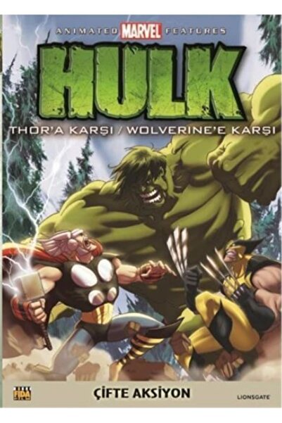 Marvel Hulk Thor'a Karşı ve Hulk Wolverine'e Karşı Dvd