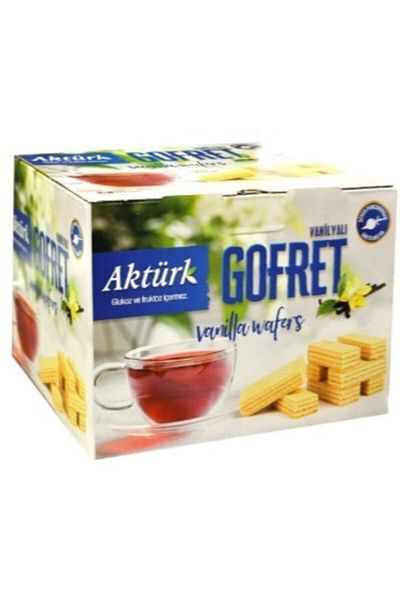 Aktürk 1 kg Vanilla Plain Wafer - Old Taste
