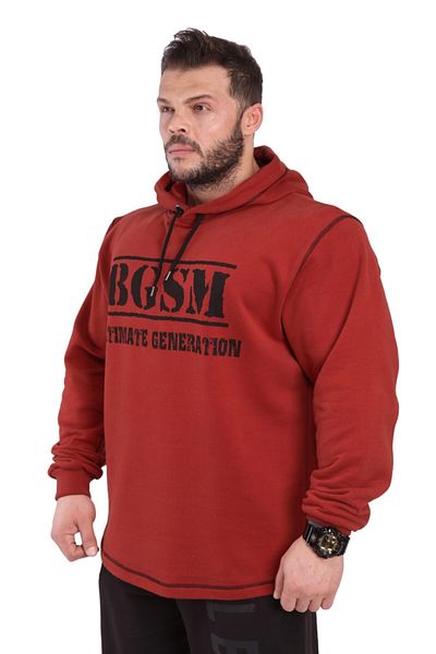 Big Sam Men's Tile Hooded Oversize Winter Sweatshirt 4727