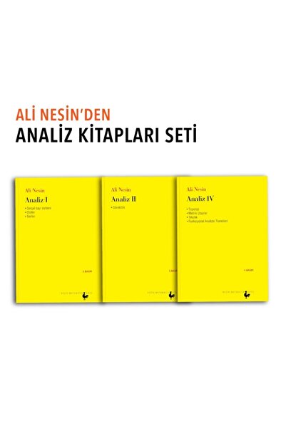 Nesin Yayınevi Analiz Kitapları Seti