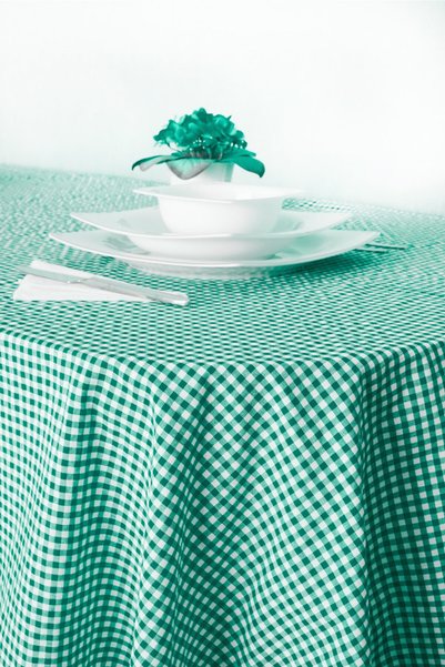 Soft Kare 130x170 سنتيمتر الأخضر الصغيرة مربع نمط القماش القطني مفرش المائدة أدوات المائدة القماش سجادة للرحلات