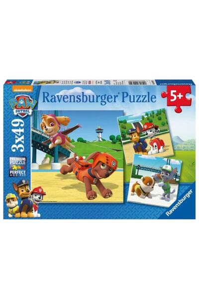 RAVENSBURGER 3x49 Parça Paw Patrol Puzzle