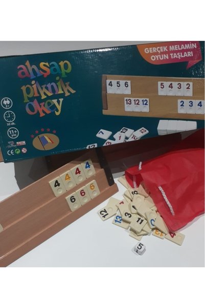 BAKTUĞ Ahşap Piknik Okey