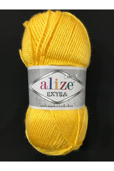 Alize Επιπλέον Νήμα Πλεξίματος - 216 Κίτρινο