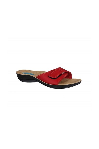 Ceyo 9808-15 Red Velcro Gel Orthopedic Women's Slippers
