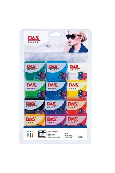 Das Smart Harmony Polymer Clay Set 28 gr x 12 Colors