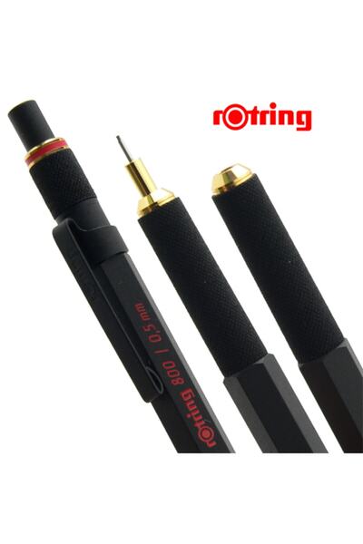 Rotring 800 Mekanik Kurşun Kalem Mat Siyah 0.5mm 1904447