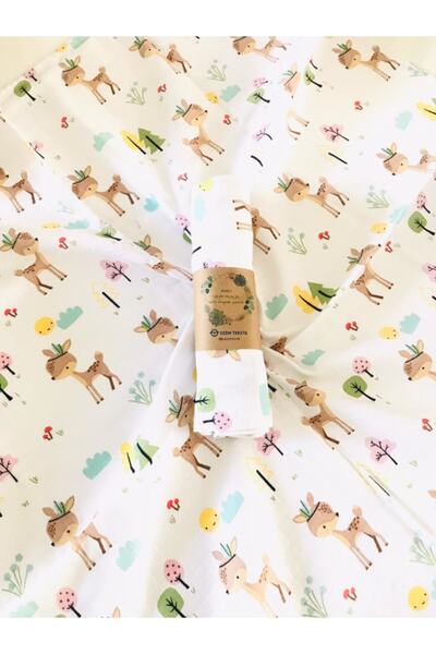 JUNİPERUS Geyik Multi-Purpose Muslin Blanket