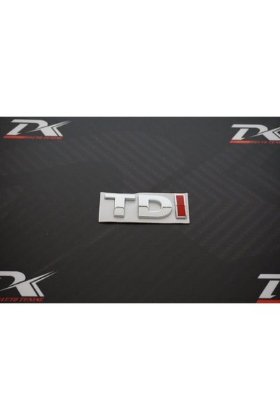 Generic Brand Dk Tuning Tdi Luggage Chrome Metal Lettering Logo Arma