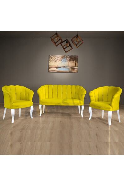 Kaseria Kurumsal Kaseria Papatya Çay Seti Koltuk Takımı 2+1+1 Ksry231