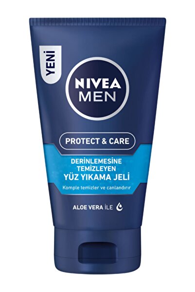 NIVEA Gel de curățare facială răcoritor Protect Care 100 ml