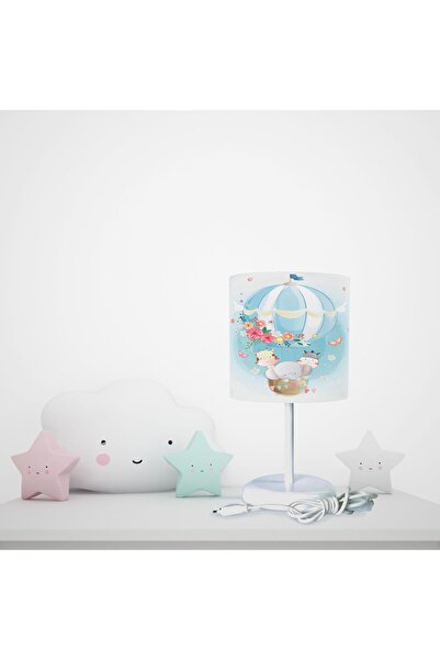 MEKTA HOME Uçan Balonlu Filli Abajur