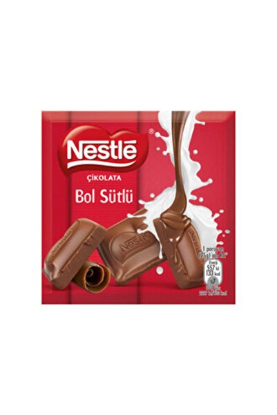 Nestle Sütlü Kare Çikolata 60 gr 6 Lı